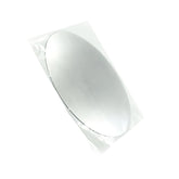 Oval shape 3D mirror sticker for home wall decoration.